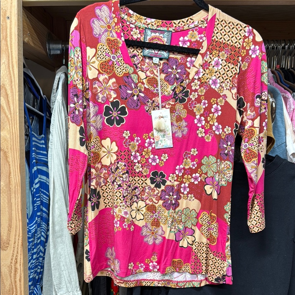 Floral Patchwork Women's Top